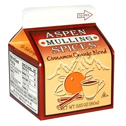 Aspen Mulling Spice Blend, Cinnamon Orange, 5.65-Ounce Cartons (Pack of 9)
