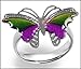 Magic Butterfly Adjustable Size Mood Ring (One Size Fits All)