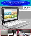 mCover&reg; CLEAR Hard Shell Case for Acer Aspire One 8.9" Netbook - Compatible with 3/6/9-cell battery