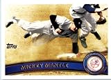 2011 Topps Baseball Card #7 Mickey Mantle - New York Yankees - MLB Trading Card In A Protective Screwdown Case