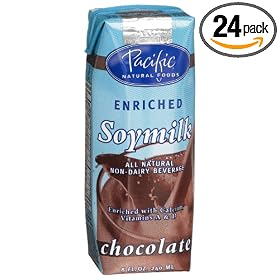 Pacific Natural Foods Enriched Soymilk Non-Dairy Beverage, Chocolate, 8-Ounce Aseptic Packages (Pack of 24)