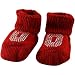 Ohio State Buckeyes Newborn Scarlet Rhinestone Gift Box Booties