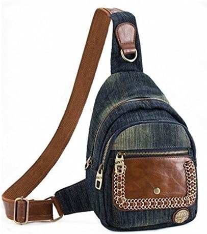 Flyshine PU Leather Women Lady Girl Chest Bag Shoulder Bag Triangle Backpack Cross Body Bag Trekking Rucksacks Casual Outdoor Bags Backpacks