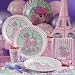 Party Supplies - Pink Poodle in Paris Party Supplies - Deluxe Pack