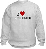 I LOVE ROCHESTER - City-series - Light Grey Sweatshirt