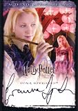 Evanna Lynch (Luna Lovegood) Harry Potter and the Half-Blood Prince certified autograph card