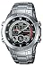 Casio - EFA-115D-1A1VEF - Edifice - Montre Homme - Quartz Analogique et Digitale - Multifonctions - Bracelet Acier