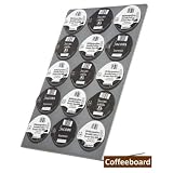 Coffeeboard, Holder for Tassimo T-Discs, Standing Model, Silver