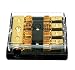 ABSOLUTE AGD24G Gold AGU Style Fuse Power or Ground 4 Gang Distribution Fuse Block - ...