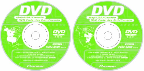 Pioneer CNDV-80MT DVD Navigation Upgrade Disc for Touch Panel Navigation Systems