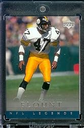 2000 Upper Deck Legends # 61 Mel Blount Pittsburgh Steelers Football Card - Mint Condition - Shipped In Protective ScrewDown Display Case!