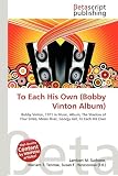To Each His Own (Bobby Vinton Album)