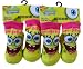 Spongebob Squarepants Booties - 2 Pairs Spongebob Baby Socks - Pink Trim