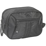 adidas Tourney Toiletry Kit The Tourney Toiletry Kit Has One Main Compartment With Dual Zippers For Complete Access. Internal Zippered And Mesh Pockets As Well As An Additional Front Zippered Pocket Keeps Things Organized. The Padded Haul Handle Allows You To Grab And Go. Embroidere