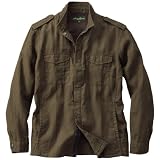 (エディー・バウアー) Eddie Bauer 長袖リネンシャツジャケット(タンブルウィード XL)