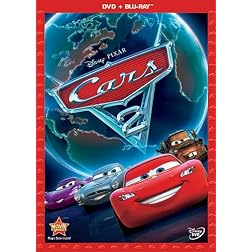 Cars 2 (Two-Disc Blu-ray / DVD Combo in DVD Packaging)