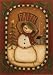 Faith Snowman Small - Kim Lewis Art Print Poster 5 x 7 i