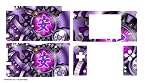 Purple Warp Design Protective Skin for Nintendo DSi