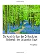 Die Handschriften der Oeffentlichen Bibliothek der Universität Basel (German Edition)