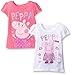 Peppa Pig Girls' Toddler Girls' 2 Pack T-Shirts