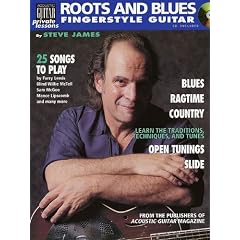 Roots and Blues Fingerstyle Guitar with CD (Acoustic Guitar Private Lessons)