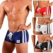 Mens New Varsity Football Trunk Boxer Swimsuit By Gary Majdell Sport