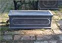 Faux Lead Fibreclay Chelsea Trough/Planter, 50cm