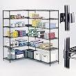 Safco 48"x18" Industrial Add-On Unit in Black