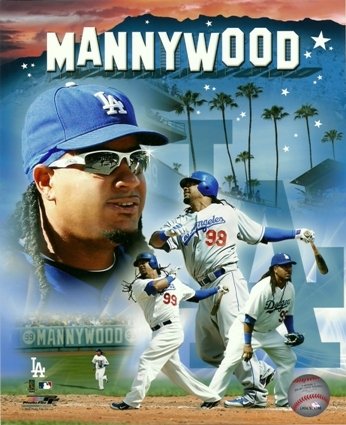 Manny Ramirez Los Angeles Dodgers Mannywood 8x10 Photo