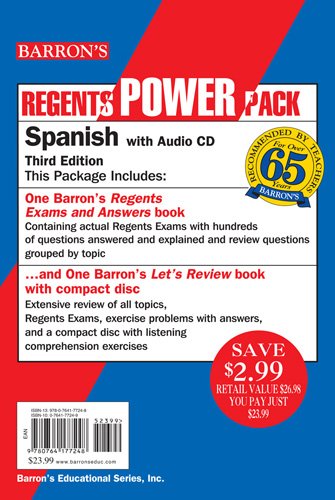 Spanish Power Pack (Barrons Regents Power Packs)