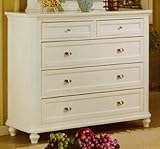 Hanna Bedroom Dresser In White Finish