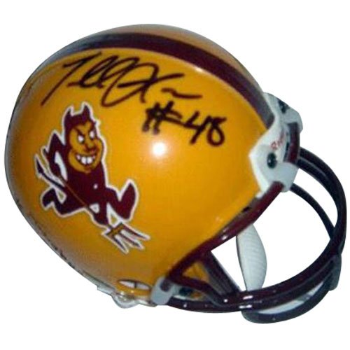 Terrell Suggs Autographed Arizona State Sun Devils Mini Helmet