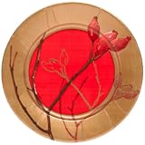 Caspari Christian Tortu Berries 2 Paper Dinner Plate Package