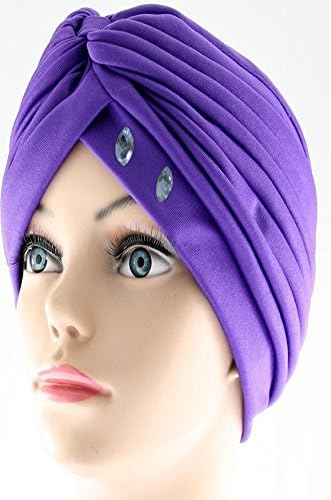 JUDIER Head Turban Wrap (purple)