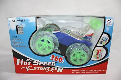 PSWholesale TY8019 Blue Hot Speed Stunt Car With Rechargable Batteries 360 Degrees Rotation Perfect For Any Child as a Gift and Easy to Wrap