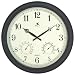 Infinity Instruments Indoor/Outdoor Metal Weather Clock
