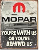 MOPAR - Youre Behind Us Tin Sign