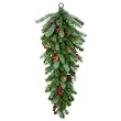 Dura-Lit Mixed Spruce Teardrop with lights - 36"