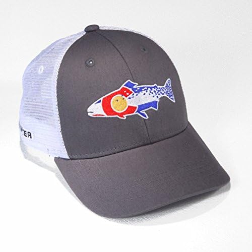 Rep Your Water Hat Colorado Cutthroat Trout - Dark Gray/White