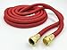 Greenbest 2016 New 50' Expanding Garden Hose, Ultimate, Solid Brass Connector Fittings, Red