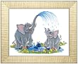 Jungle Art Collection - Elephants - Childrens Wall Art, Kids Wall Art, Nursery Wall Art