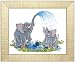 Jungle Art Collection - Elephants - Childrens Wall Art, Kids Wall Art, Nursery Wall Art