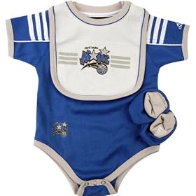 nba orlando magic apparel baby infant bodysuit bib booties