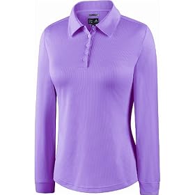 Buy adidas Ladies ClimaCool Long Sleeve Mesh Rib Polo