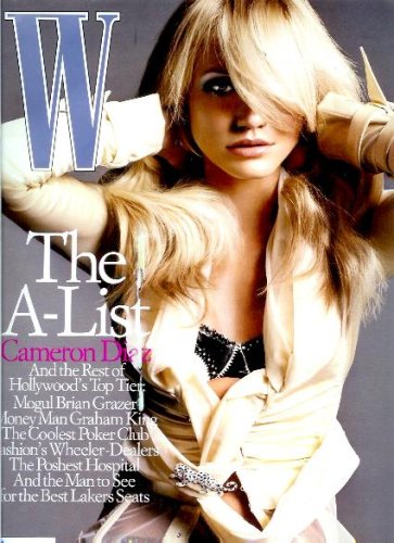 W Magazine - February 2004 - Cameron Diaz Cover (Volume 33 Issue 2)