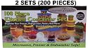200 Piece-Food Storage Containers