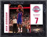 Ben Gordon Detroit Pistons 8x10 Color Plaque