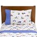 Olive Kids Under Construction Sheet Set - White
