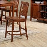 Carmel 24" Stool in Medium Cherry