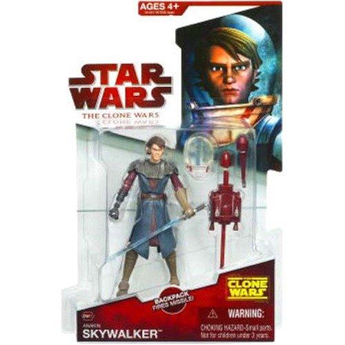 Star Wars 2009 Clone Wars Animated Action Figure CW-21 Anakin Skywalker (Space Suit)